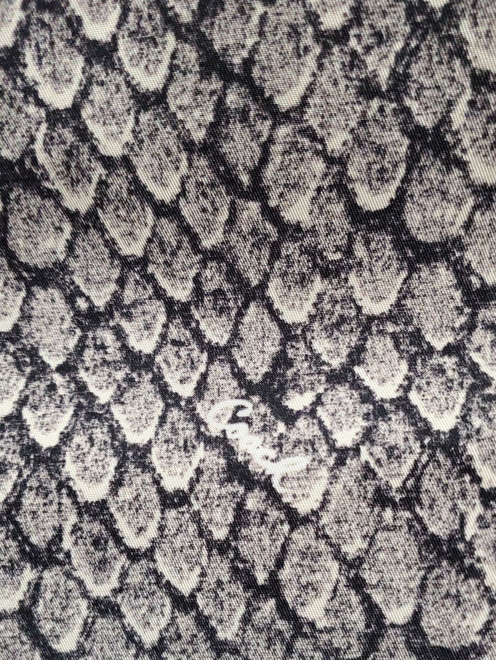 Coach Gray and Black Snake-Print Nylon Crossbody Bag, NWOT - Picture 6 of 13